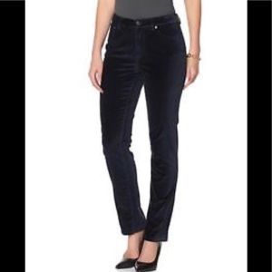 DG2 navy Velvet skinny Jean